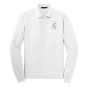 Haw River Embroidery Adult Long Sleeve Polo