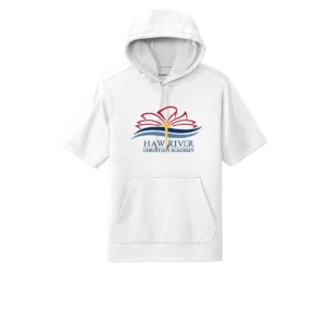 Haw River Christian Logo Adult Short Sleeve Hoodie